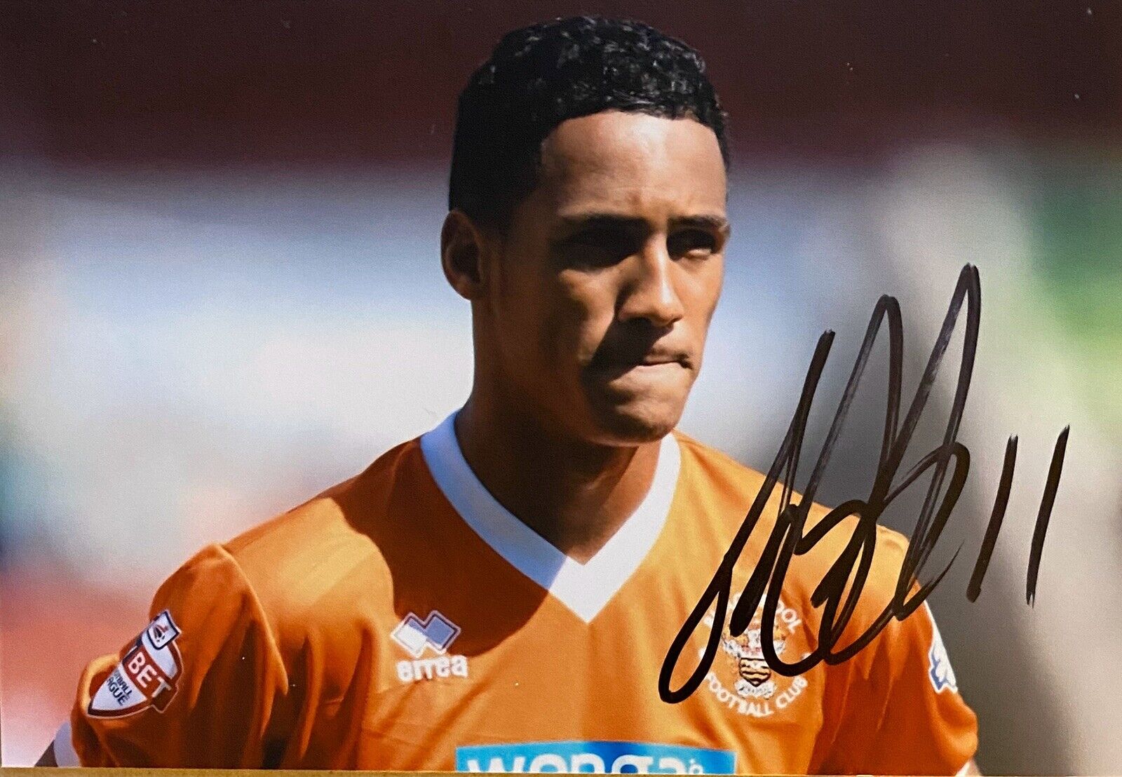 Tom Ince Genuine Hand Signed 6X4 Photo Poster painting - Blackpool FC 2