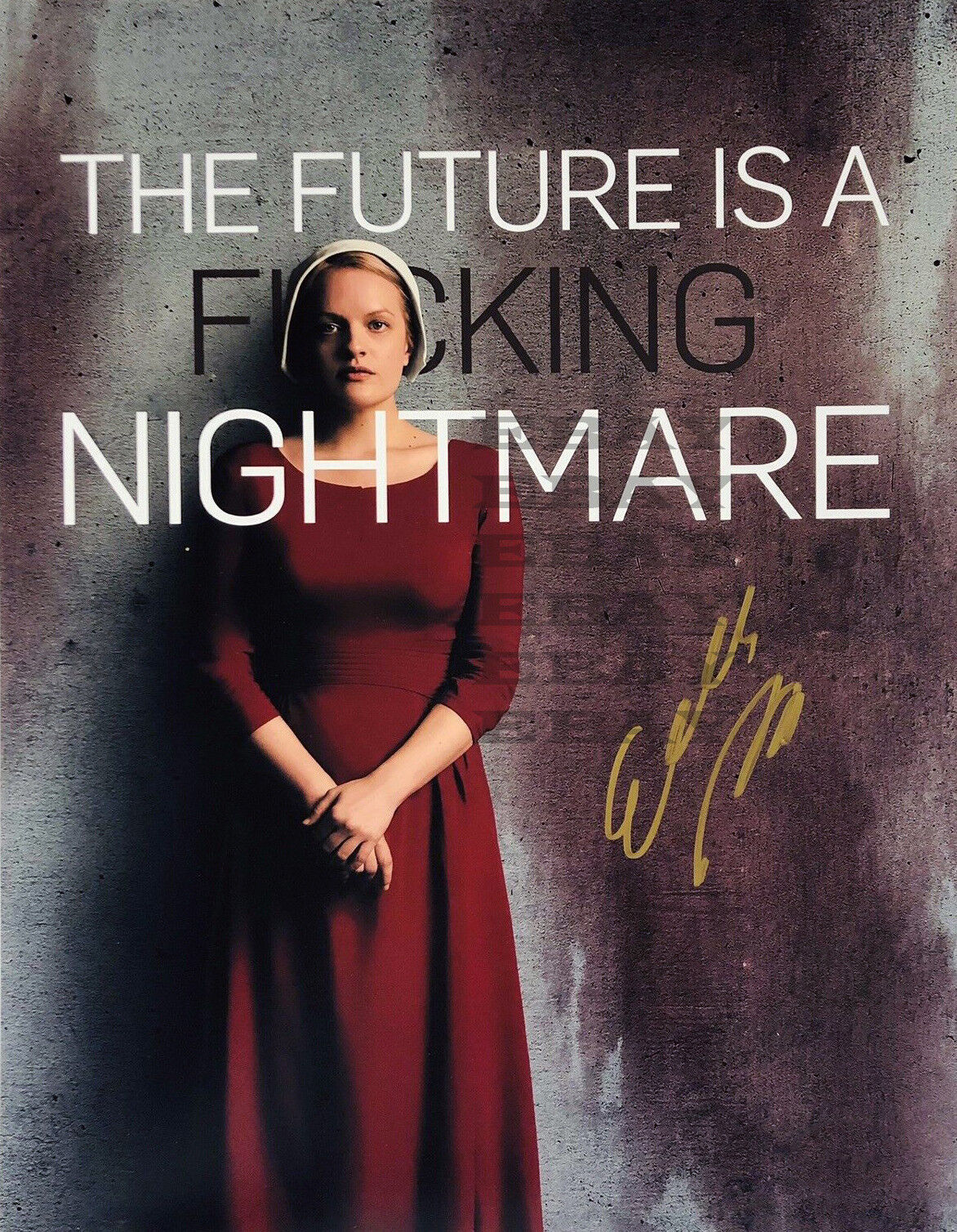 ELISABETH MOSS SIGNED THE HANDMAID’S TALEAutographed Signed 8x10 Photo Poster painting Reprint