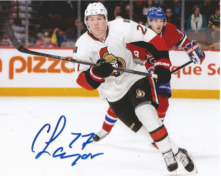 Ottawa Senators Curtis Lazar Signed Autographed Photo Poster painting 8x10 COA E