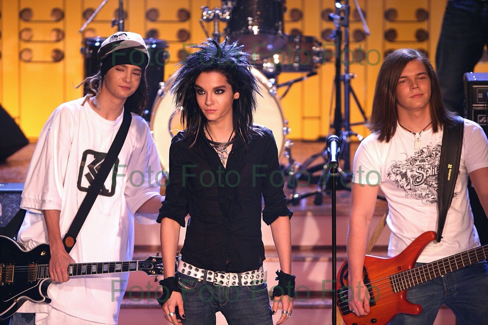 Tokio Hotel Band Pop Musik Foto 20 x 30 cm ohne Autogramm (Be-2