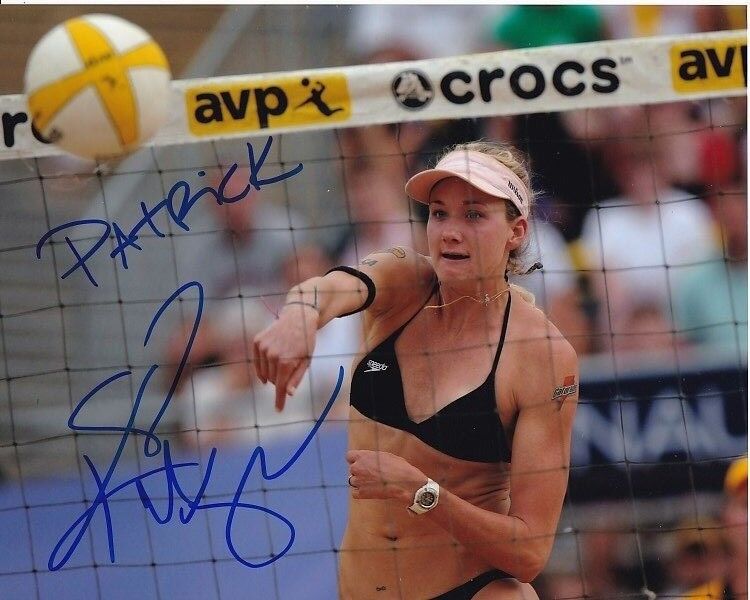 KERRI WALSH JENNINGS Autographed Signed VOLLEYBALL Photo Poster paintinggraph - To Patrick