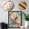Diamond Painting-DIY Special Shaped Drill Pearl Painting Bee(30x40cm)