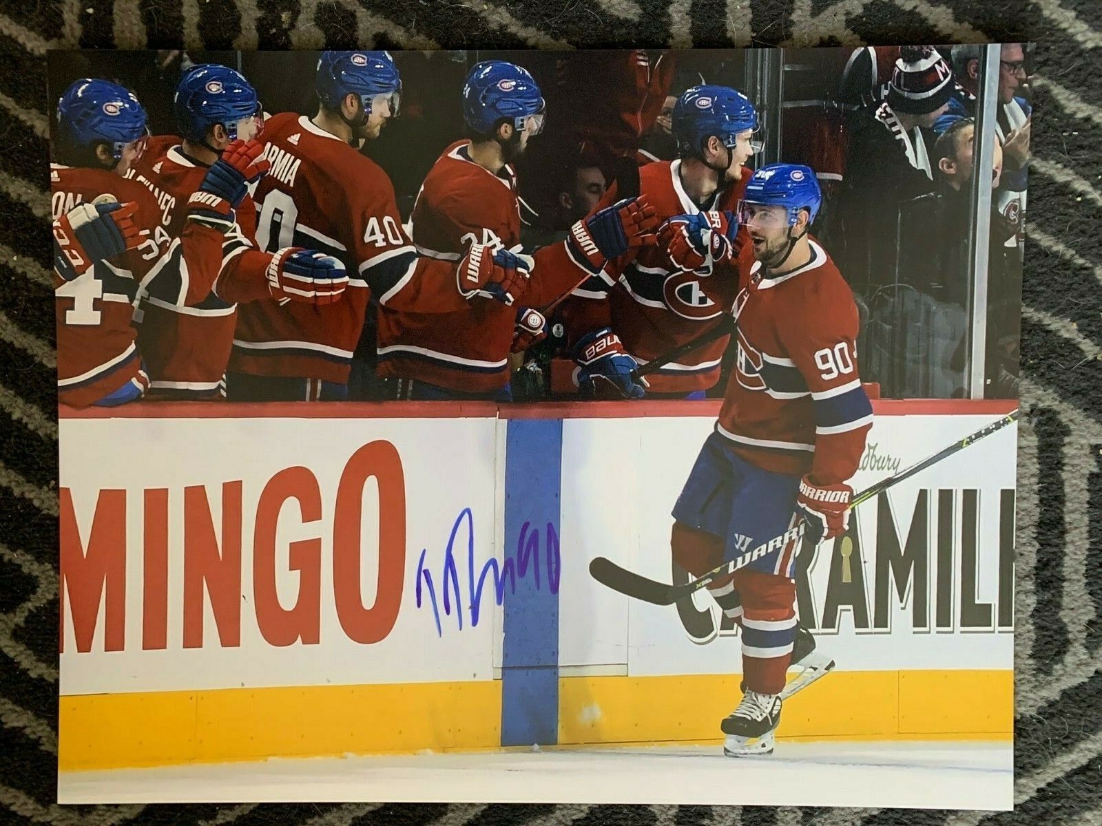 Montreal Canadiens Tomas Tatar Signed Autographed 11x14 NHL Photo Poster painting COA