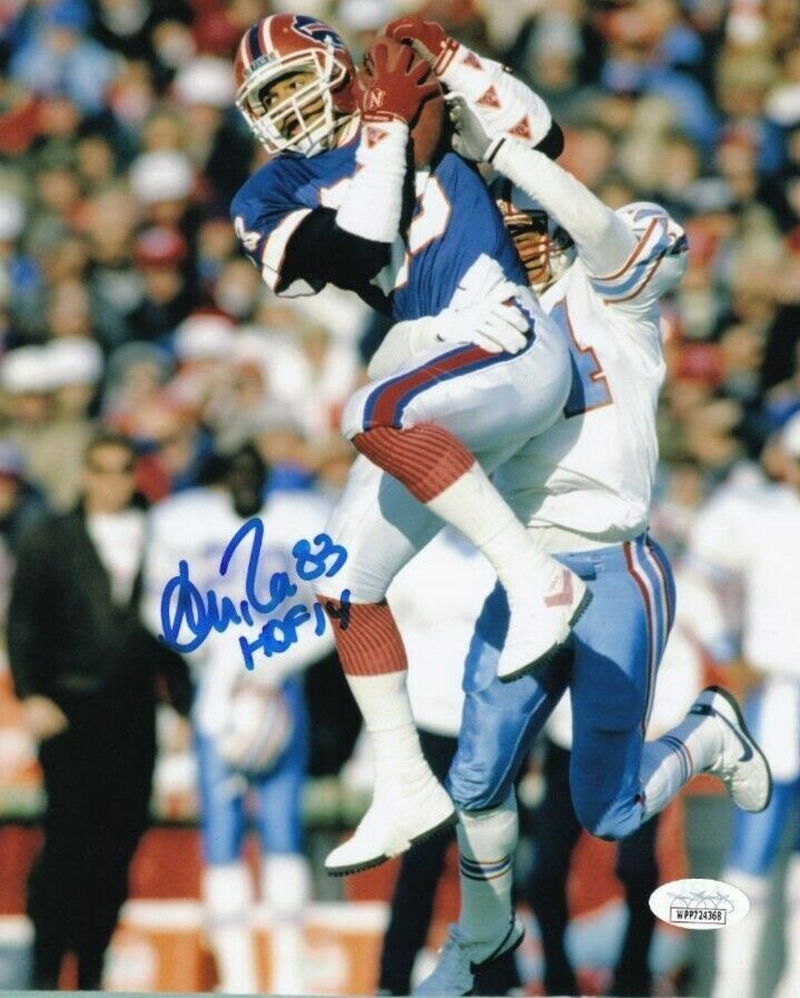 Andre Reed signed Buffalo Bills HOF 14