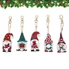 >SALE<5pcs DIY Gnomes Full Special Shaped Diamond Painting Keychain Kit (AA913)