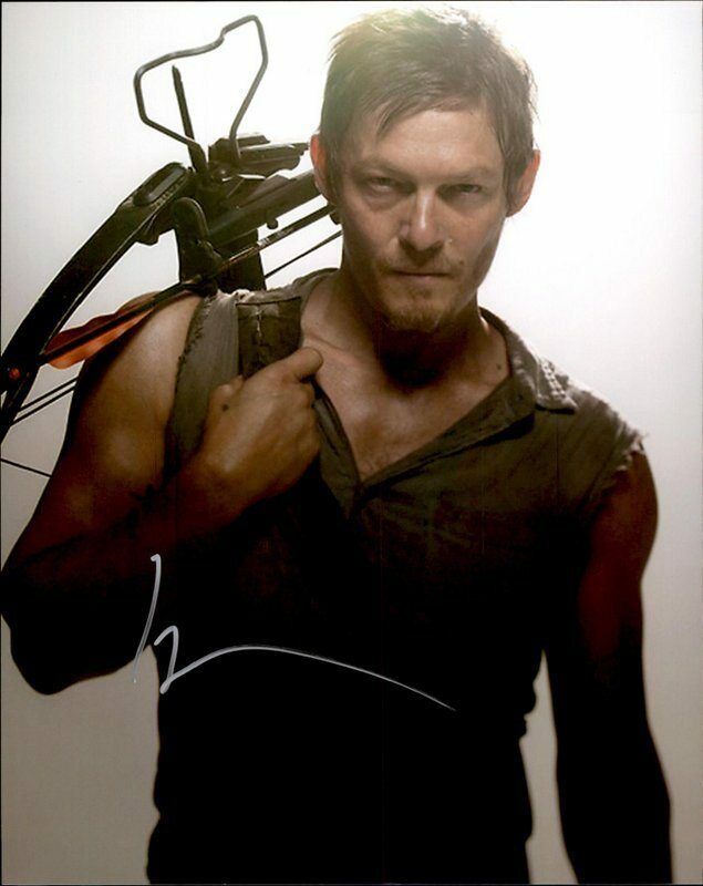 Norman Reedus authentic signed celebrity 8x10 Photo Poster painting W/Cert Autographed C1