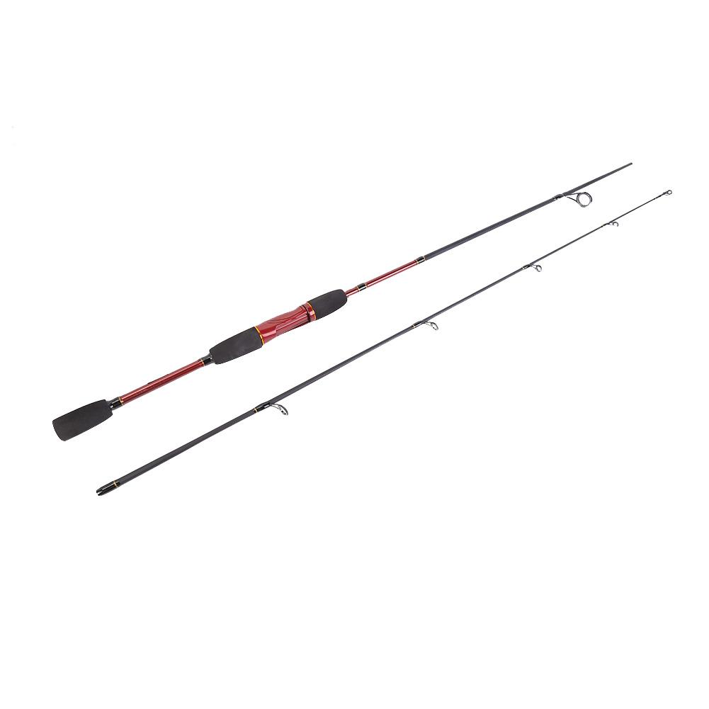 

1.8m Fishing Rod Carbon Fiber Outdoor Lure Carp Fishing Pole without Reel, Red, 501 Original