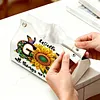 Diamond Painting PU Sunflower Saying Tissue Box Tissue Holder