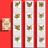 2027 New DIY Diamond Painting Sunflower Butterfly Desk Calendar Set 12-Month Flip Calendar Design Monthly Planner Office Desktop Decor