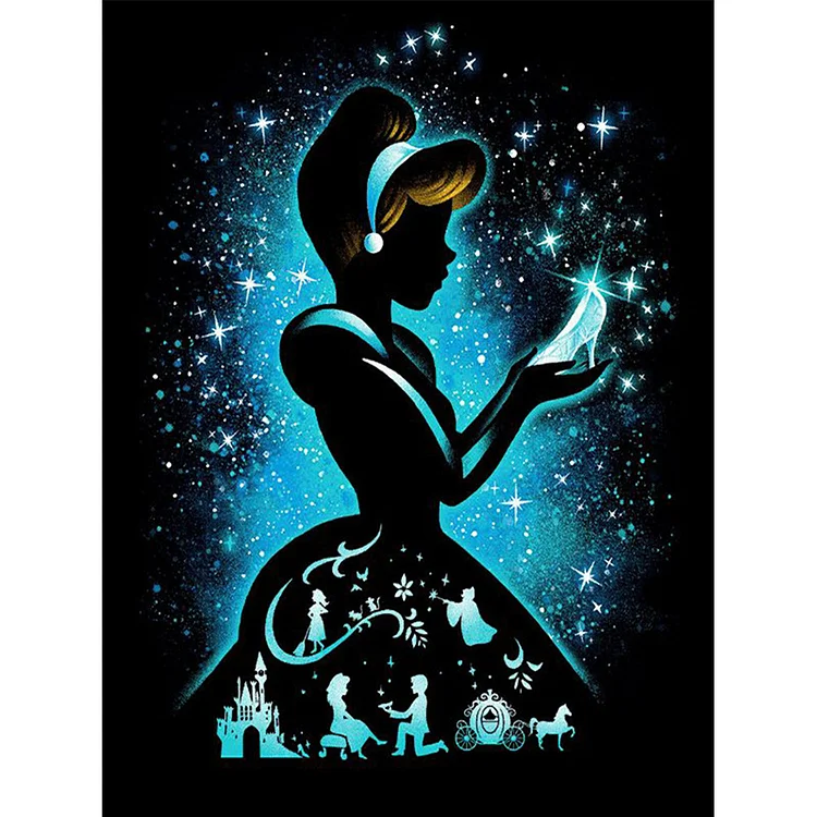 Disney Silhouette - Full Square - Diamond Painting(55*65cm)