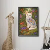 Diamond Painting -DIY Round Drill Gardening Cat(40x60cm)