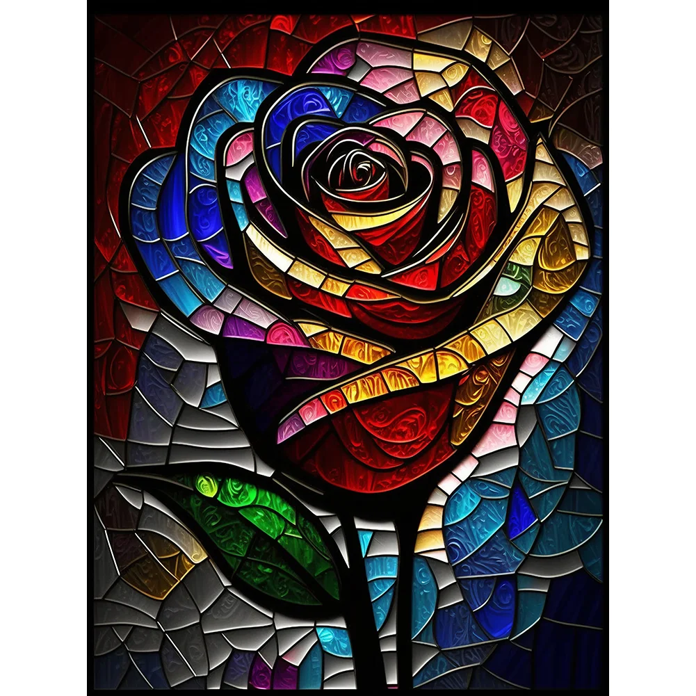 Full Round Diamond Painting - Rose(30*40cm)