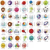 Balls DIY 5D Diamond Arts Stickers Kit Creative Gem Art Paint
