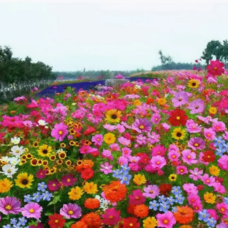 Miscela di Semi di Fiori di Campo Colorati per Tutte le Stagioni