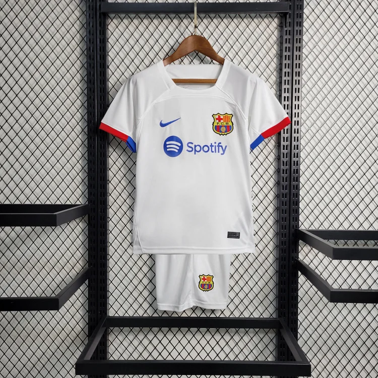 FC Barcelona Auswärtstrikot Kinder Mini Kit 2023-2024