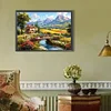 Paysage naturel-perceuse ronde peinture diamant-50*35cm