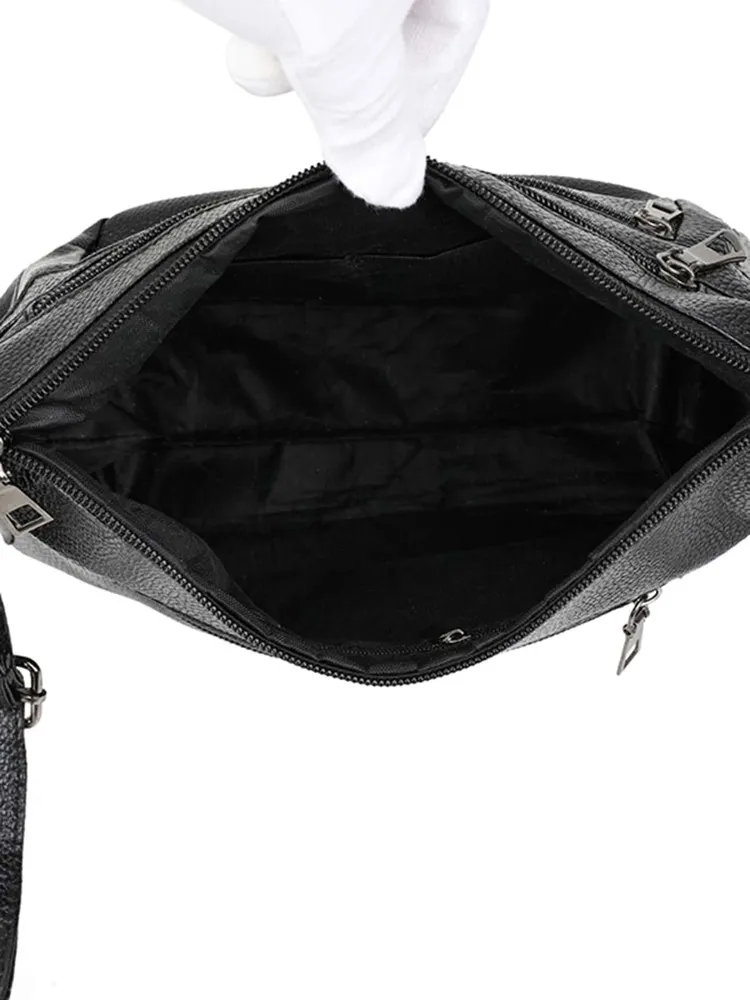 Pebble Embossed Square Bag