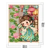 Ancient Girl-11CT Stamped Cross Stitch 40*50cm/15.75*19.69in