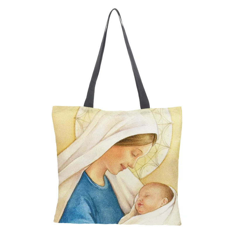 Linen Tote Bag - Our Lady of Jesus