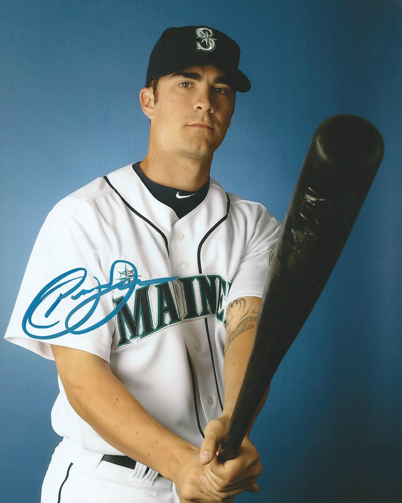 **GFA Seattle Mariners *NICK FRANKLIN* Signed 8x10 Photo Poster painting N3 COA**