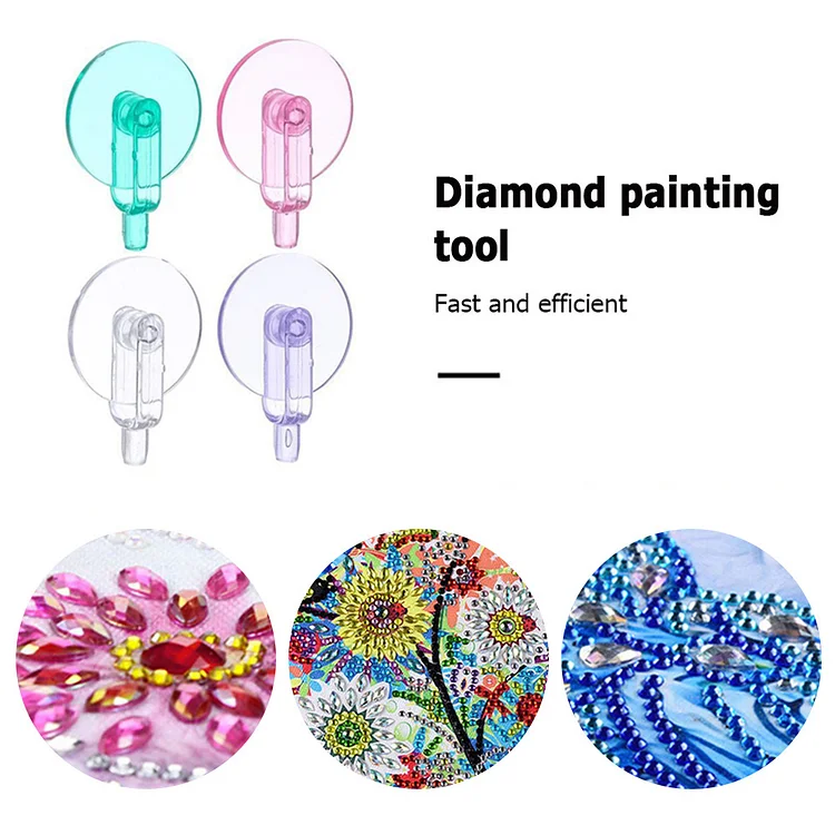 6pcs Colorful Point Drill Pen Scroll Wheel Easy 5D Diamond Painting Roller