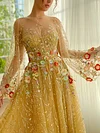 Golden Glamour Maxi Dress