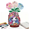 2026-2027 Unicorn Wooden DIY 5D Diamond Painting Calendar