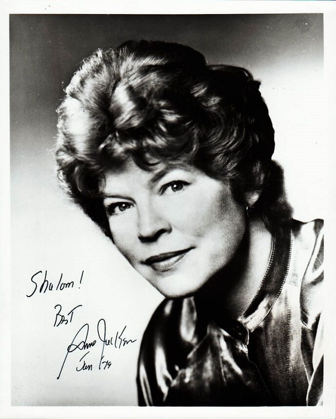 ANNE JACKSON Signed Photo Poster painting