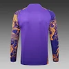 2024/2025 Real Madrid Half-Pull Training Suit Purple Dragon Football Shirt 1:1 Thai Quality