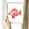 12pcs Marine Animals 5D DIY Square Drill Diamond Painting Kits for Adults Beginners Home Decor Diamonds Paintings Gem Art 5.91x7.09in
