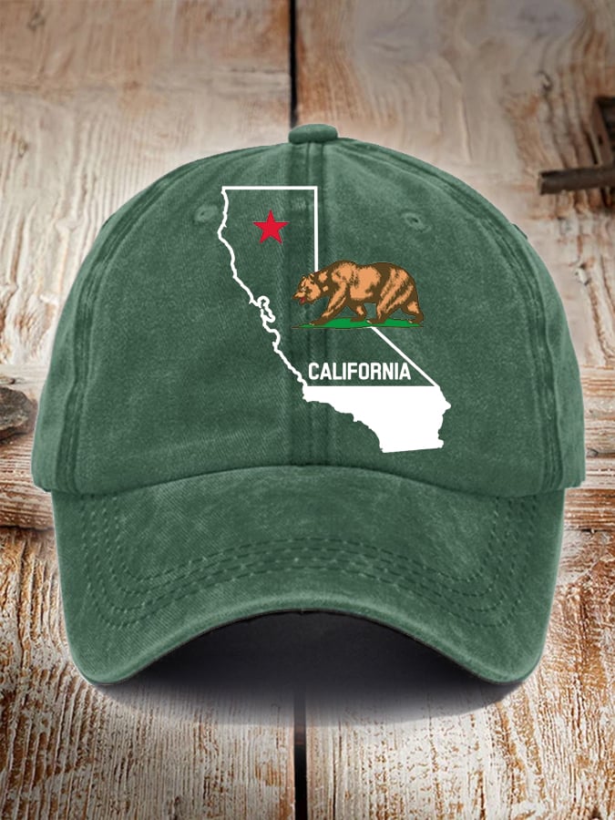 Unisex California Wildfire Print Hat