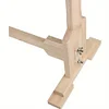(US Local)Wooden Cross Stitch Frame Height Adjustable Embroidery Floor Stand Rack (S)