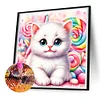 Diamond Painting-DIY Full Round Drill Love Cat