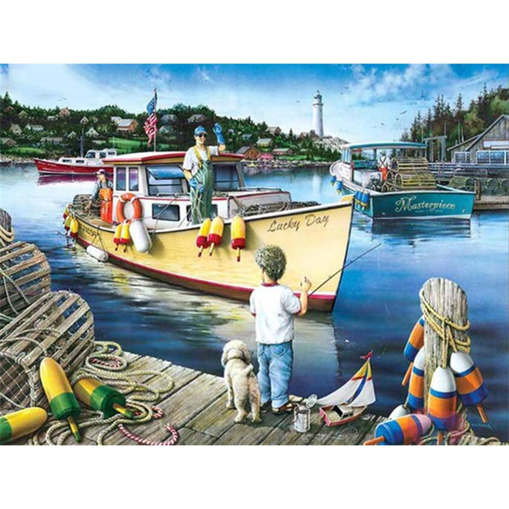 

40*30CM - Square Drill Diamond Painting - Figure, 501 Original