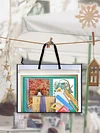 (US Only)Cross Stitch Art Portfolio Bag Large Capacity Board Holder Bag for Large Posters