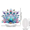 DIY Peacock Acrylic Special Shaped Diamond Painting Desktop Ornament