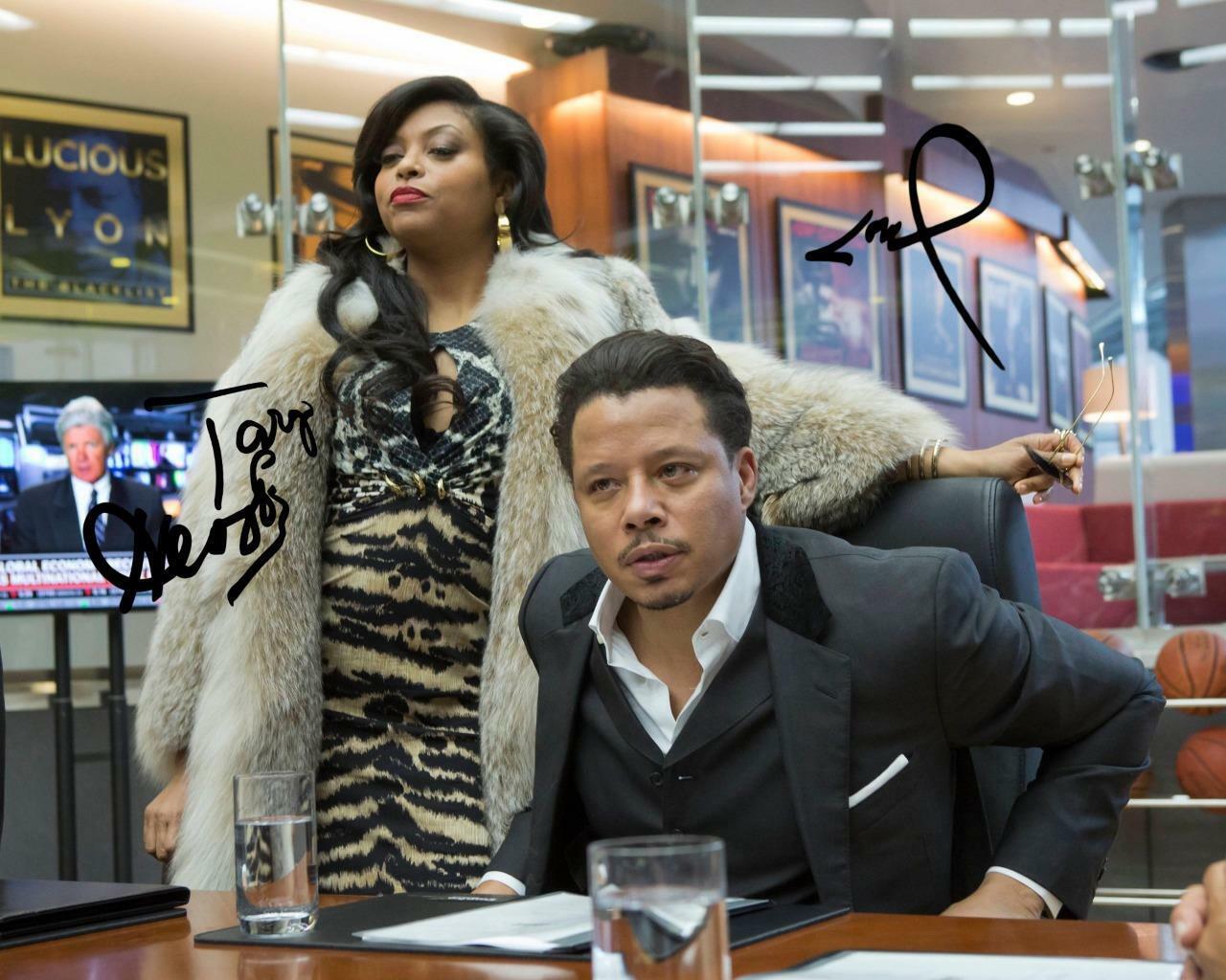 TERRENCE HOWARD TARAJI P HENSON Empire SIGNED 10 X 8