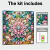 (Pre-Framed)Mandala-Special Shape Diamond Painting Kit(25x25cm)