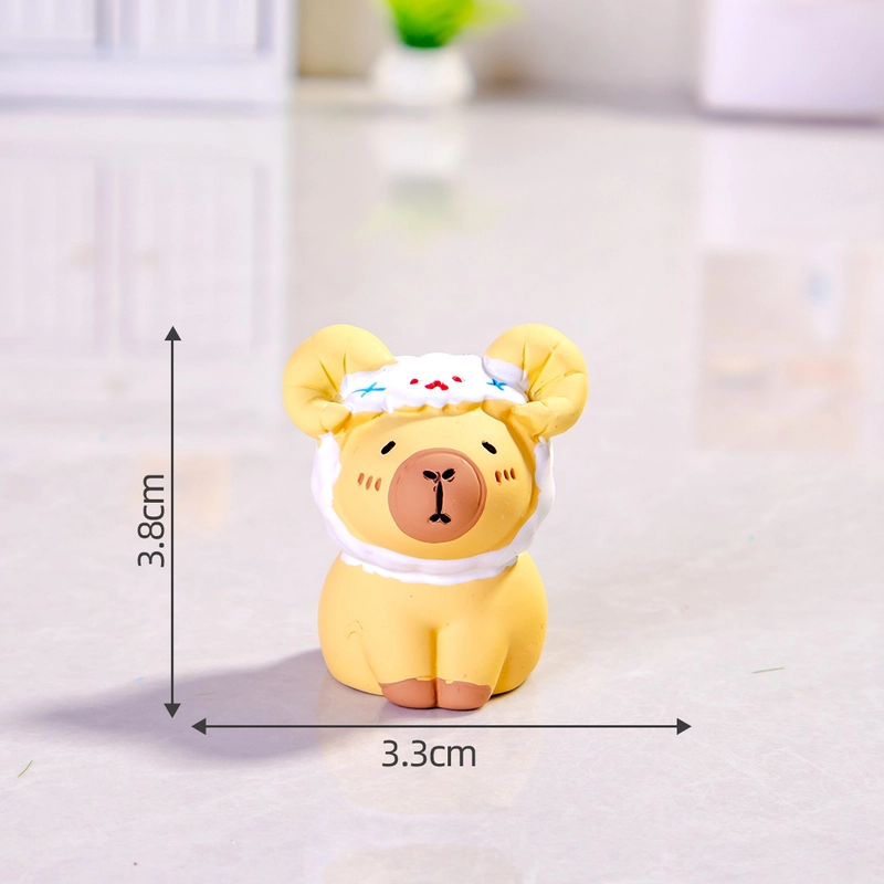 Animal Simulation Model Animal Capybara Resin Toys