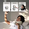 Portable U-Shaped Pillow Travel and Airplane Neck Pillow, Memory Foam, Support, Neck, Head Chin - Soft, Lightweight, Washable, Easy to Carry