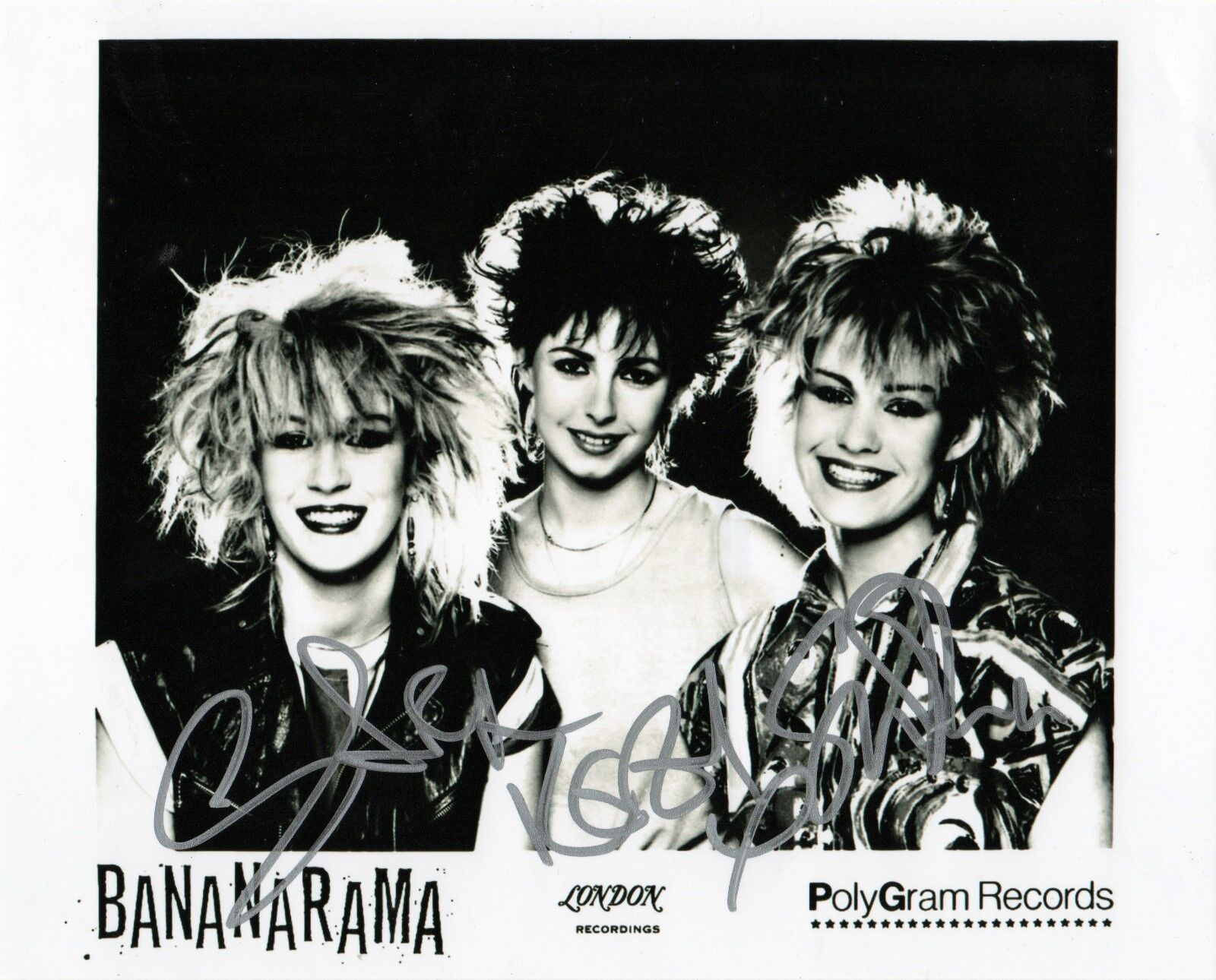 Bananarama REAL hand SIGNED 8x10 Photo Poster painting #3 COA all 3 members autographed