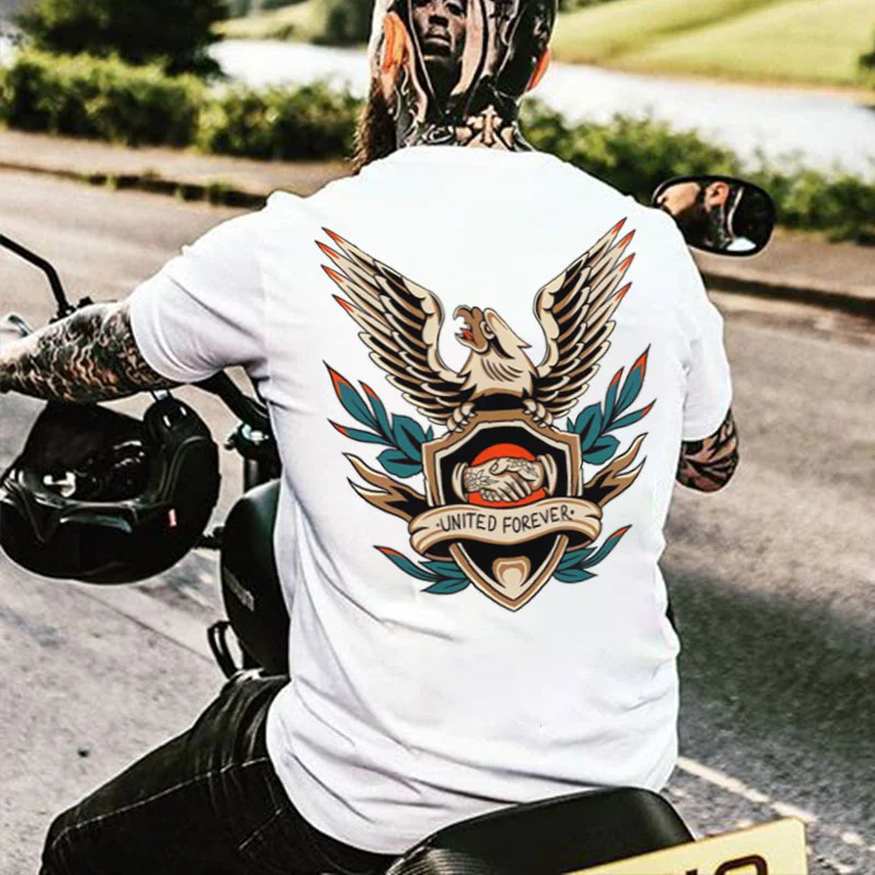 IRON AND INK CLOTHING Eagle Print Men's T-shirt