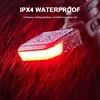 Solar Bicycle Rear Light USB Charging Waterproof Lamp Riding Safety Accessories