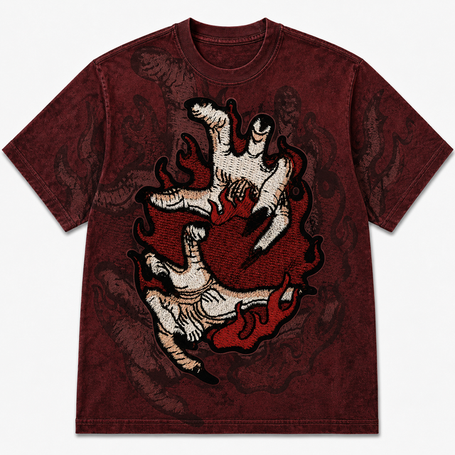 Street Crawling Hands Cotton T-Shirt