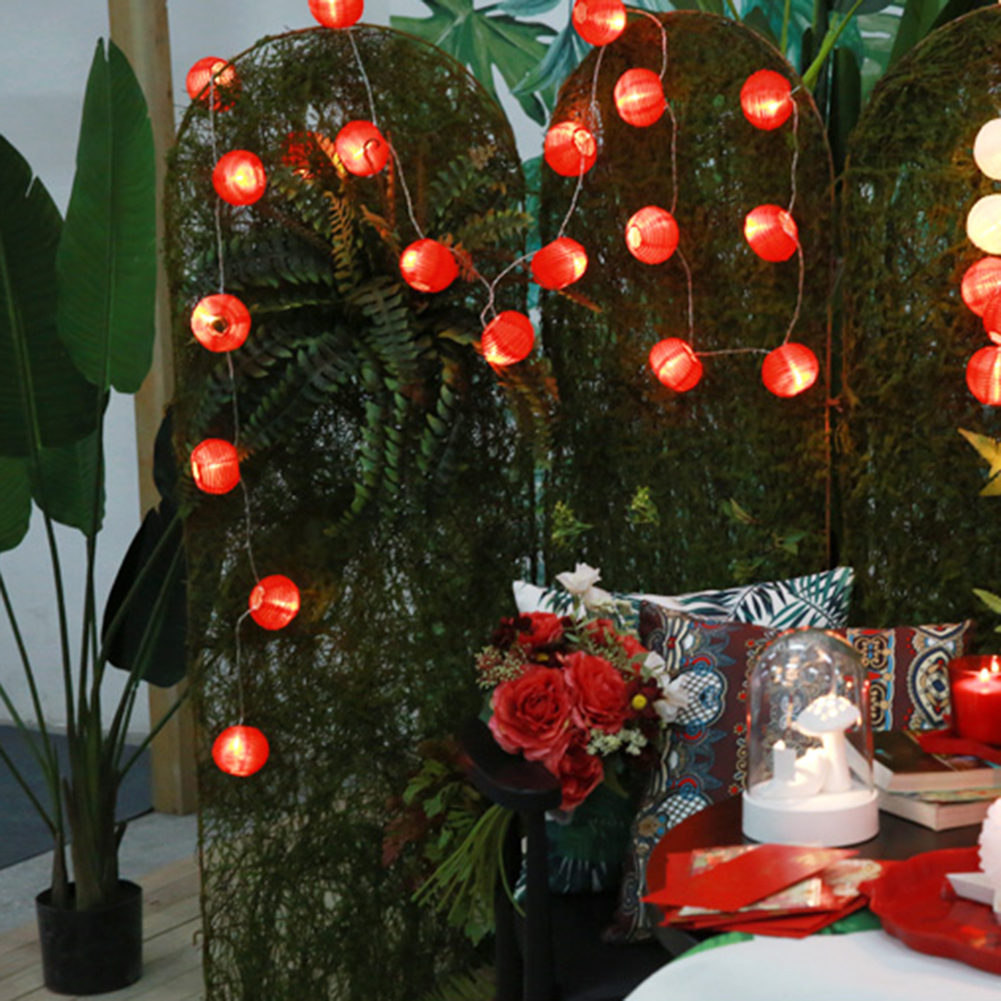 

LED Lantern String Lights New Year Decorative Lights Yard Festival Light, 3m20led, 501 Original