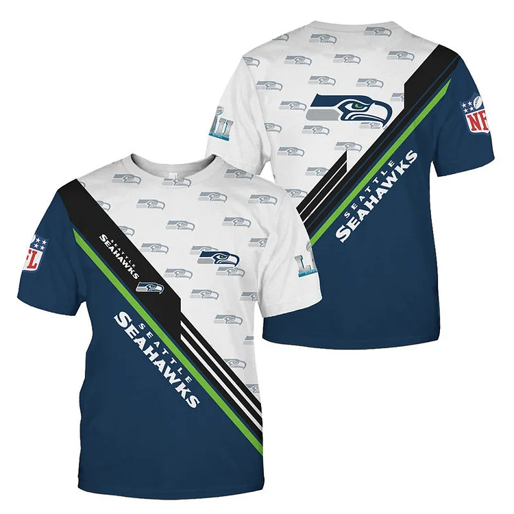 Seattle Seahawks All Over Print T-Shirt