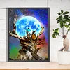 Diamond Painting-DIY Full Round Drill Moon