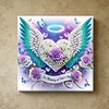 Framed Diamond Painting - Special Shaped - Rose Wing (25x25cm)