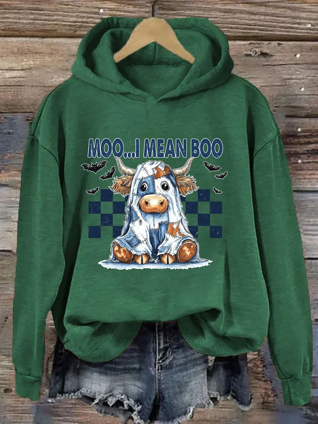Moo I Mean Boo Hoodie