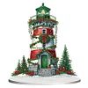 2D Flat Christmas Lighthouse Print DIY Table Top Diamond Painting Ornament Kits